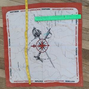 NORTHWEST TERRITORIES White Printed Bandana Scarf EVC